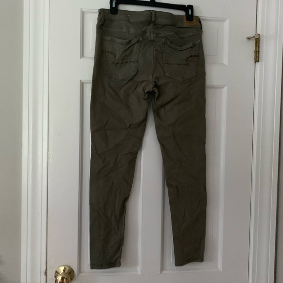 Green American Eagle Jeggings - Picture 3 of 3